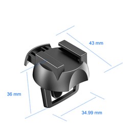 Starbea 2 Pieces Tripod Adapter Mount, Aluminum Camera Mount Adapter, Conversion Adapter for Tripod Compatible with GoPro Action Cameras and Other Standard 1/4 Accessories WG-2