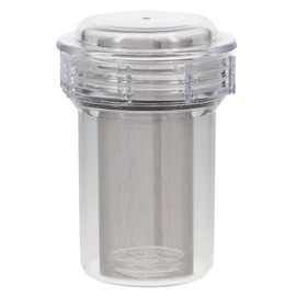 Dental Evacuation Suction Trap #2300 by VASTMED | Disposable Clear Canister with Lid, Gasket & Stainless Steel Mesh Filter | Fits Most Dental Vacuum Pump Systems (5)
