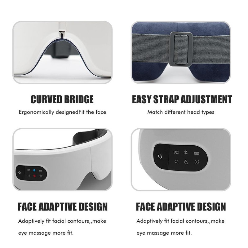 Electric Eye Massager Heating Vibration Massage Smart Eye Massager Eye