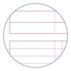Clairefontaine 8279c Collegeblock A4, edge, checkered, 80 sheets, sorted in