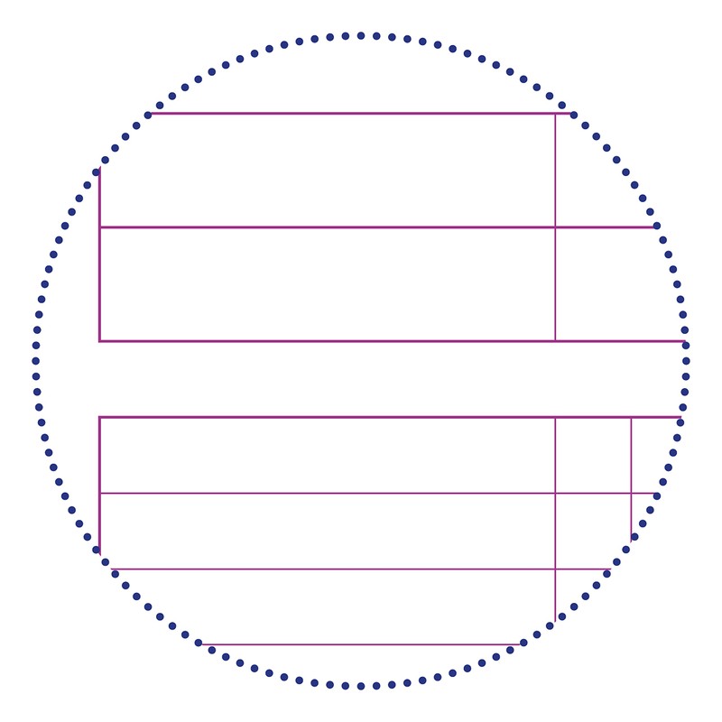 Clairefontaine 8279c Collegeblock A4, edge, checkered, 80 sheets, sorted in