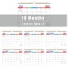2025-2026 Wall Calendar, 18 Months Large Size 15X12 inch, Runs