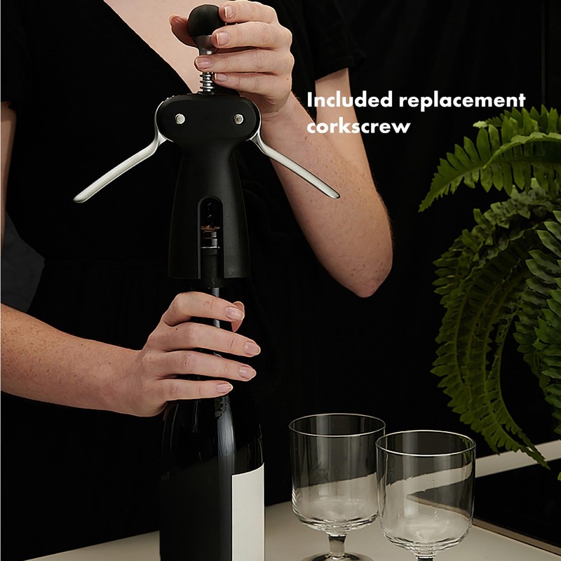 OXO Steel Winged Corkscrew With Removable Foil Cutter