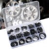 350 Pcs Circlips Set, E-Clips Snap Rings, External Retaining Ring