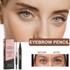 Brow Pencil Black, Eyebrow Pen Long-Lasting, Eye Brow Kit Natural,
