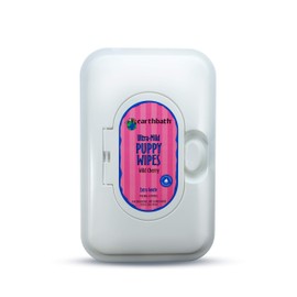 earthbath Pet Grooming Wipes - Safely Wipe Away Dirt and Odor, Aloe Vera, Vitamin E, Good for Dogs & Cats - Handily Clean Your Pets' Dirty Paws and Undercoat - Wild Cherry, 100 Count