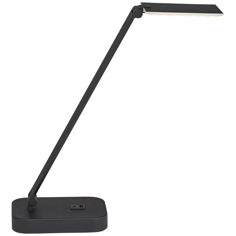 Possini Euro Design Possini Euro Rayven Adjustable Height Black Finish