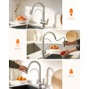 WANFAN Kitchen Sink Faucet with Pull Down Sprayer 2 Handle