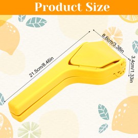 Hpmjz Lemon Squeezer Effortless Lime Juicer Manual Flat Citrus Press Easy Squeeze Fold-Flat Squeezer Handheld Juice Extractor for Oranges Fruits
