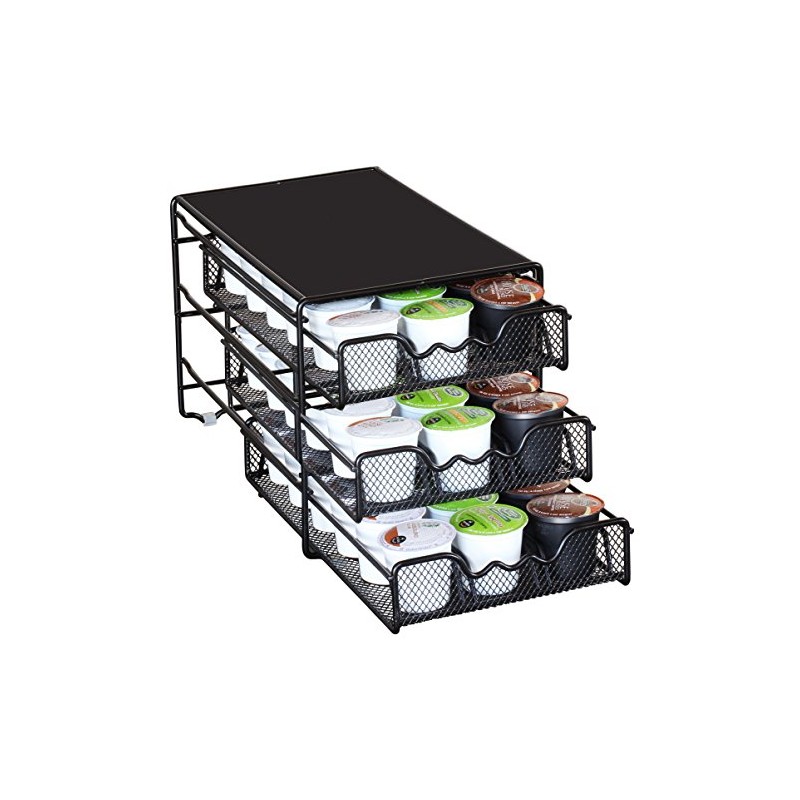 Deco Brothers 3 Tier K-Cup Holder Drawer for 54 Coffee
