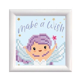 DIAMOND DOTZ Fairy Kit with Frame Diamond Painting Kits for Adults - Diamond Art Kits a Relaxing Creative Craft Kit with Dotz Gems 3.5"x3.5"