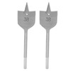 Fafeicy 2Pcs Flat Wood Drill Bit Set 38mm/1.5in, High Carbon