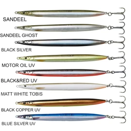 Savage Gear 3D Sand Pencil 9 cm 13 g - Sea Trout Bait, Spinning Bait for Sea Trout, Blinker for Sea Trout Fishing, Colour: Motor Oil UV