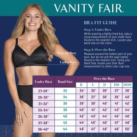 Vanity Fair Radiant Women’s Full Figure Lightly Lined Smoothing Underwire Bra, Honey Beige Lace, 40C