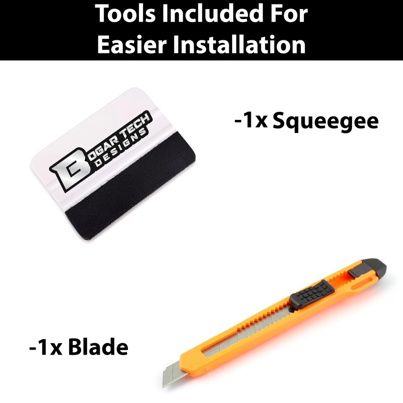 BOGAR TECH DESIGNS Side Badge Chrome Delete Overlay Compatible with