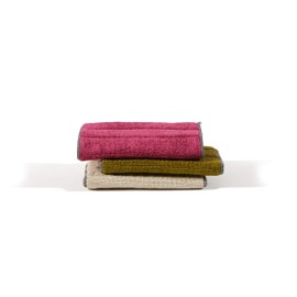 Perfetto Multipurpose Microfiber Cloth Fibramagica pad Pack of 4 Pieces. Dimension 21 x 17 Cm, Fabric, Porpora/Ghiaccio/Muschio, One Size