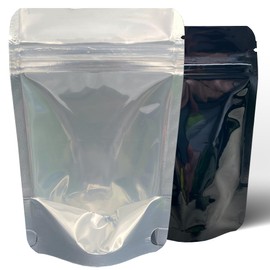 Mylar bags 3.5g smell proof packaging x100 clear