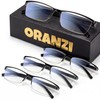 ORANZI 1.75 Reading Glasses Men Blue Light Readers for Computer