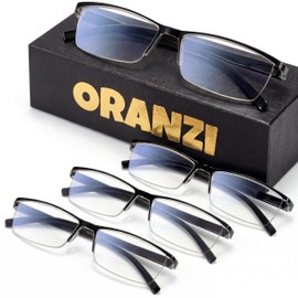 ORANZI 1.75 Reading Glasses Men Blue Light Readers for Computer & Reading