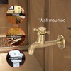 Water Faucet Long Faucet Antique Brass Single Cold Water Tap