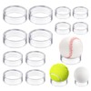 ElevateTech 15 Pcs Clear Sphere Display Stand, Plastic Sphere Stands