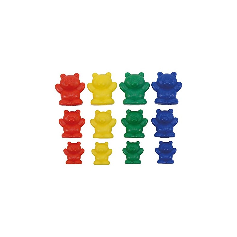 EAI Education Bear Counters: 3 Sizes: 4 Colors - Set