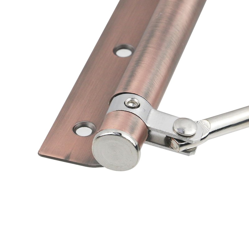 Geesatis 1Pcs Safety Spring Door Closer, Stainless Steel Adjustable Automatic