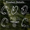 Hebterrka Upper Bangle Set Made of High-Quality Metal with 6