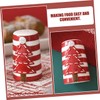 FUNOMOCYA 2pcs Ceramic Salt Pepper Christmas Style Spice Jars Salt