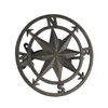 Bronze Finish Cast Iron Nautical Compass Rose Decorative Wall Mounted