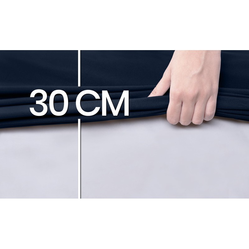 Utopia Bedding - Fitted Sheet 180 x 200 cm up
