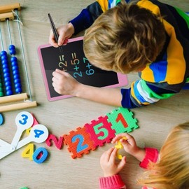 EooCoo 10 Inch Drawing Board Reusable Electronic Memo LCD Writing Tablet, Colorful Doodle Drawing Pad Gameplay Board Toy Gift for 1st 2 3 Years 4-8 Years Old Educational Kids Toys Girls Boys Birthday