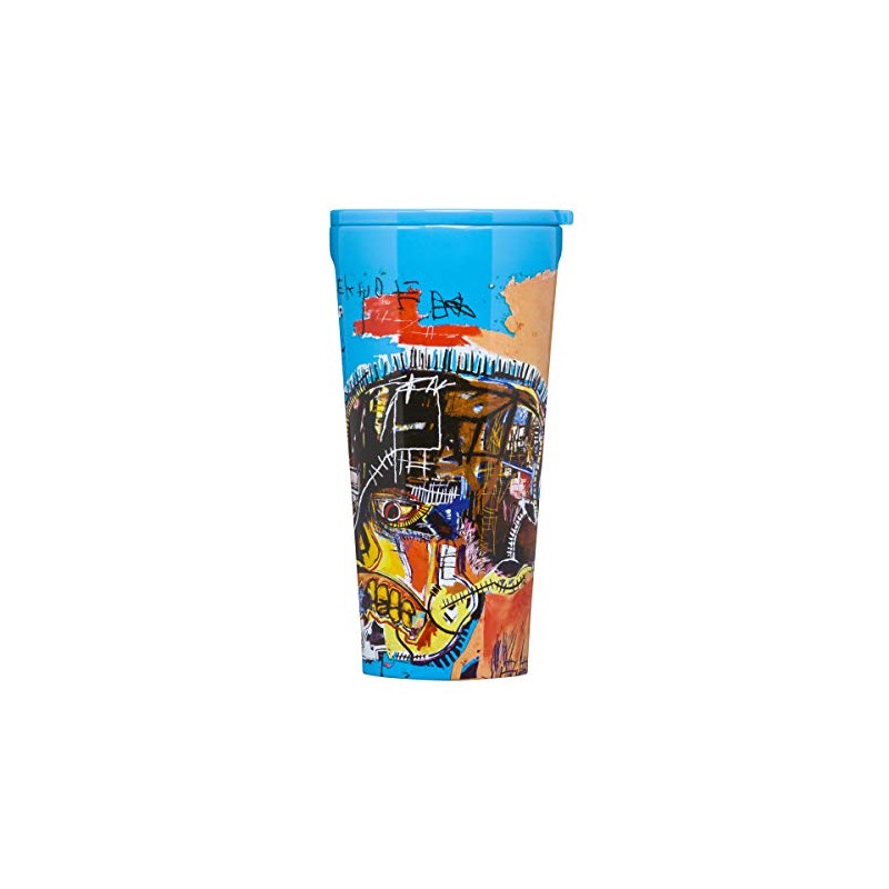 Corkcicle 16oz Tumbler Basquiat (Blue Skull)