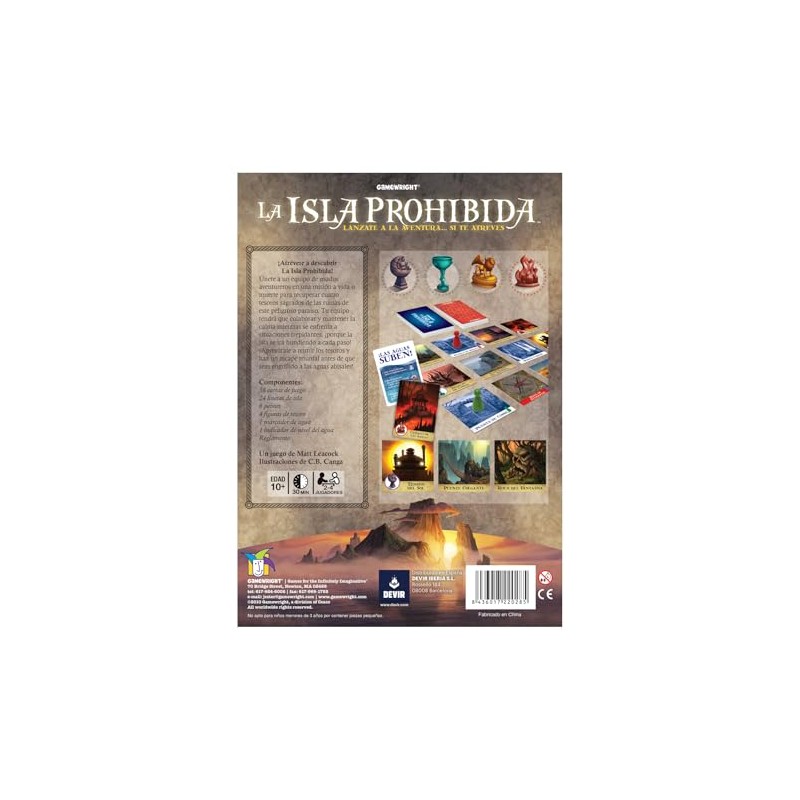 La Isla Prohibida en Español, Juego de Mesa, Devir