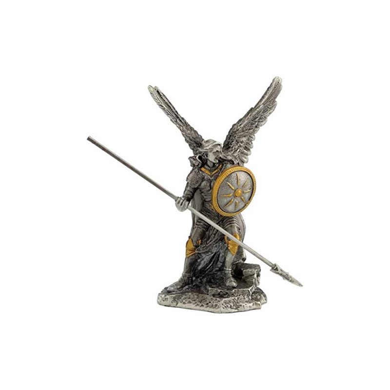Veronese Pewter Archangel Rafael with Spear