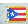 Puerto Rico Country Flag Mini Fringed Banner to Hang on
