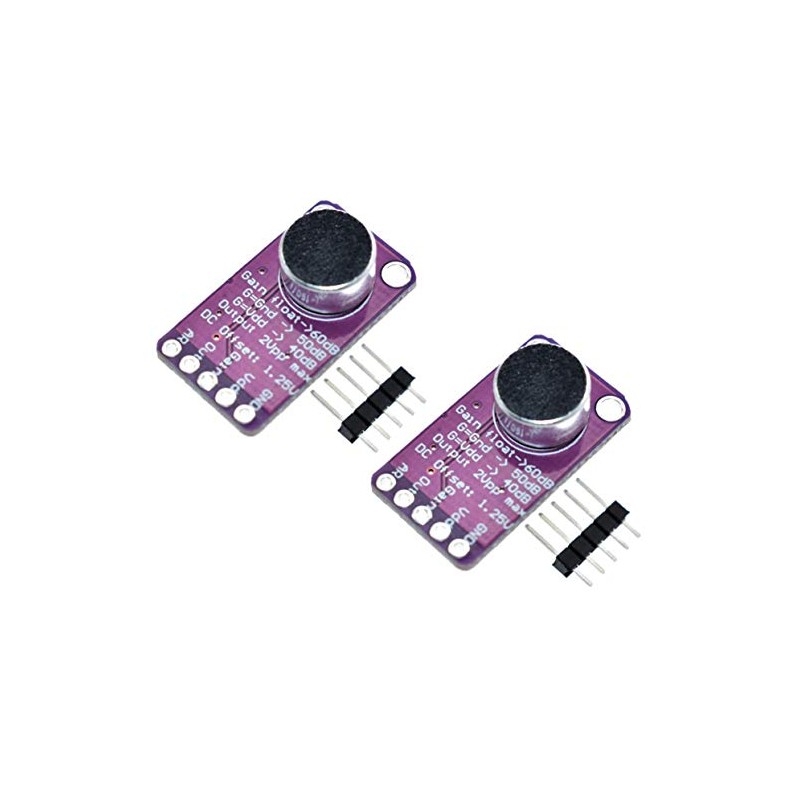 TECNOIOT MAX9814 Microphone Amplifier Board Module Car Gain Control AGC