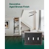 TREEWELL 2-Pack Triple Toggle Light Switch Cover Plate, Pearls Decorative