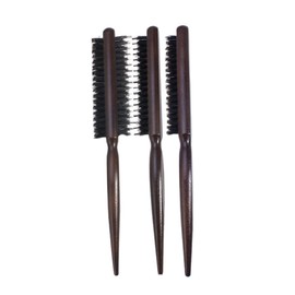 Outanaya 3pcs Hairdressing Tail Comb Bristle Brushes for Women for Sleek Bun Formal Styling Durable Design for Salon Everyday Use