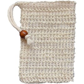 Natural Cotton Linen Foaming Soap Bag Saver Net Mesh Massage Exfoliator Pouch Cleansers Body