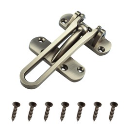 U 10309 Swing Bar Lock for Hinged Swing-in Doors,Door Guard Latch for Child/Pet Safety Protection,Diecast Security Door Stopper Lock for Home Security