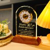 YWHL 30th Wedding Anniversary Clock Gifts for Couple, 30 Years