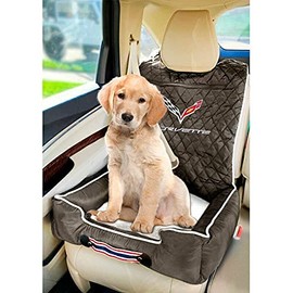 PetBed2GO, Corvette C7, TAN Pet Bed Cushion & Car Seat Cover, 26x20x6, 3.5 lbs