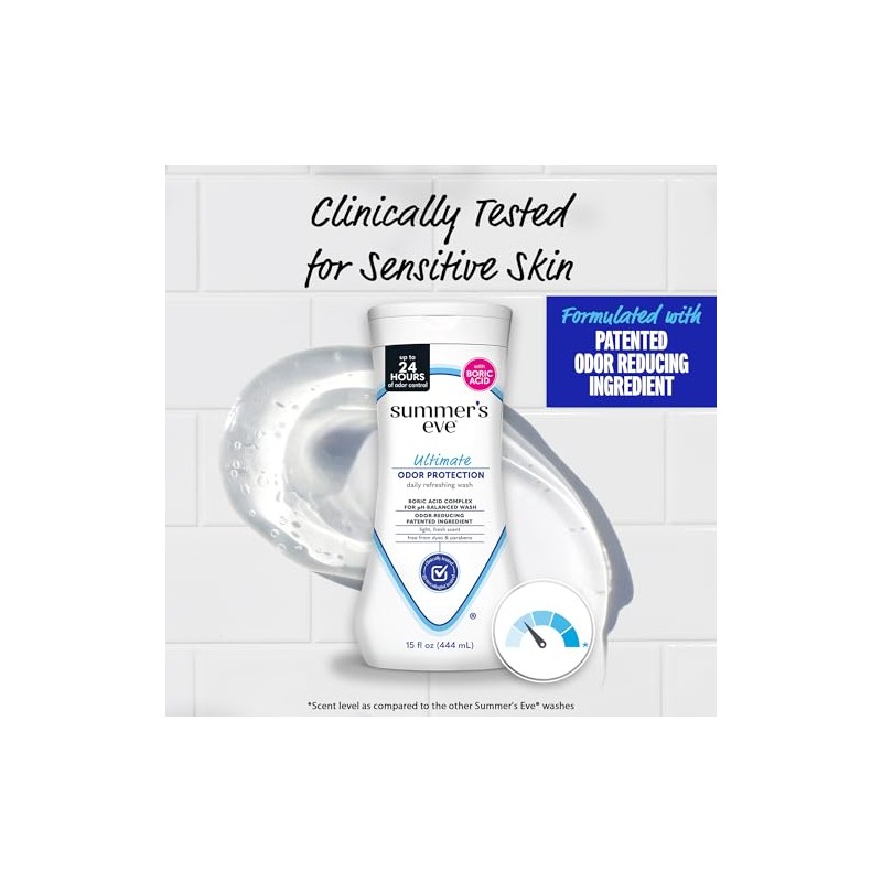 Gel Baño Femenino Ácido Bórico Control Definitivo Olores Elimina Equilibrio