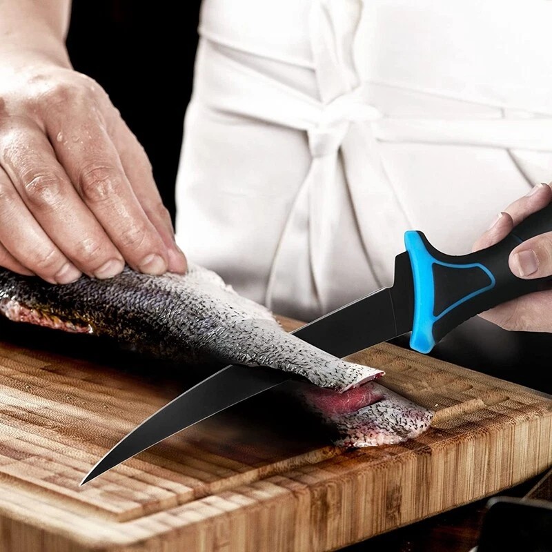 FLISSA 4 PCS Fillet Knife Set Boning Knife & Bait