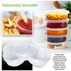 Sabco - 10oz Clear Round Plastic Takeaway Sauce Pots With
