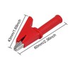 AEDIKO 10pcs Full Insulated Alligator Clips Crocodile Clips with 4