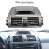 Center Dash A/C Outlet Air Vent Panel with Clock Fit