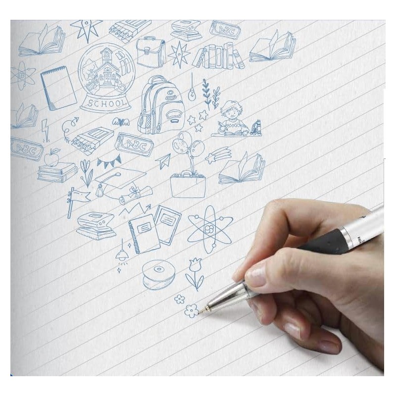 Cello Butterflow Clic Retractable Ballpoint Pens | Medium Point (0.8