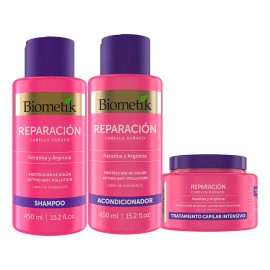 Shampoo+acondicionado+tratamiento Repara Keratina Y Arginina